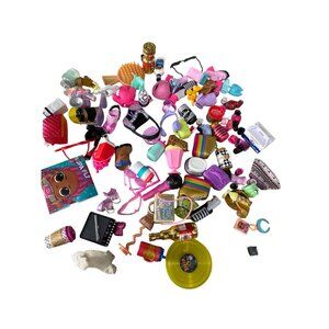 Lol Surprise Doll Accessories Lot Mixed Items Including Shoes Bags Clothes Props